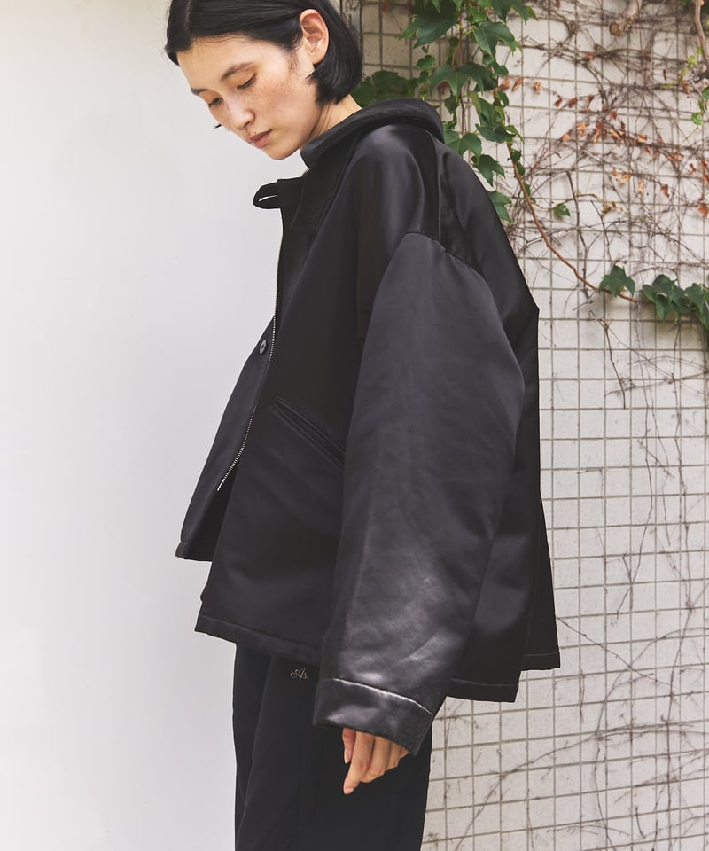 ジャケット・アウター AS, Oversized Satin Blouson Oversized Satin Blouson | As,