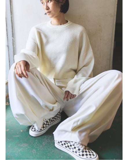 Balloon Wide Trousers(Dark Gray)