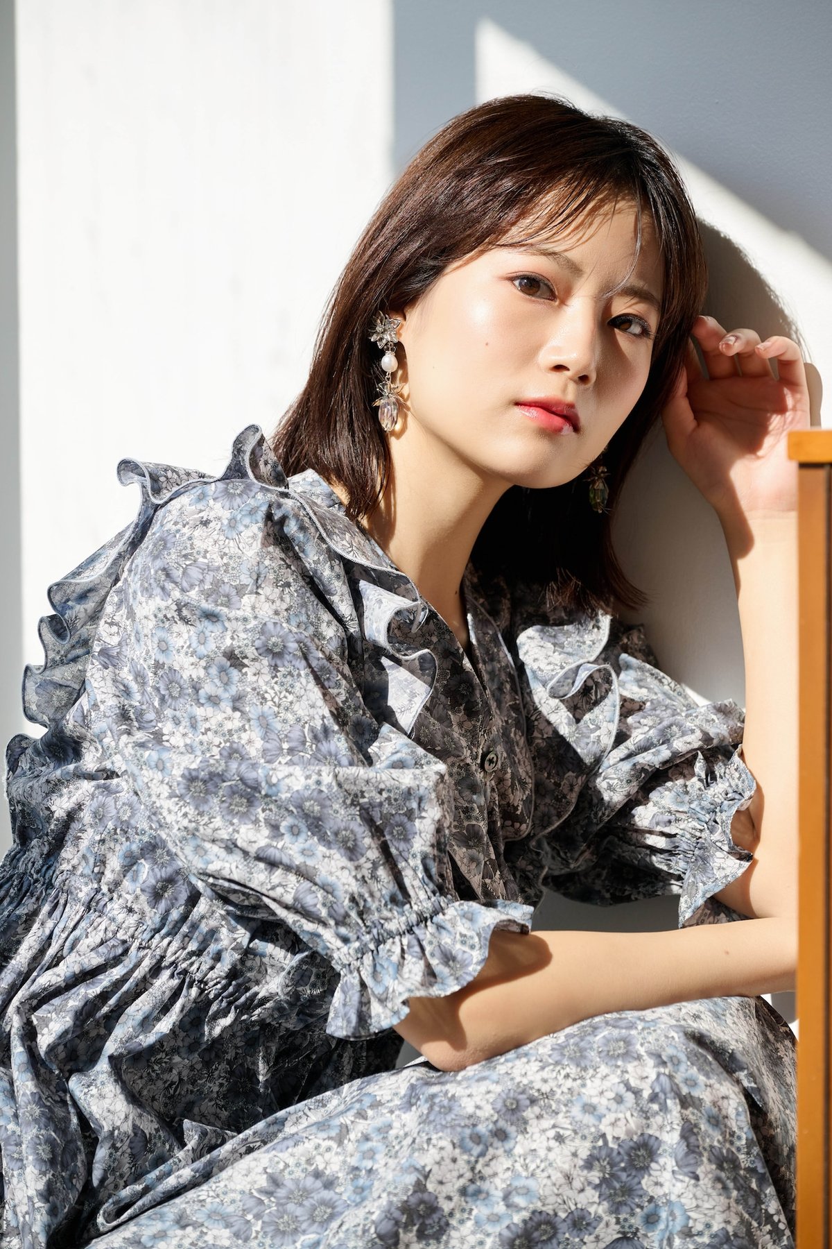美品　【LIBERTY】PENNY柄ウエストフリルワンピース フリルワンピース | Liberty London “Gloria Flowers” | R