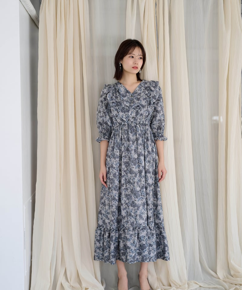 フリルワンピース | Liberty London “Gloria Flowers” | R