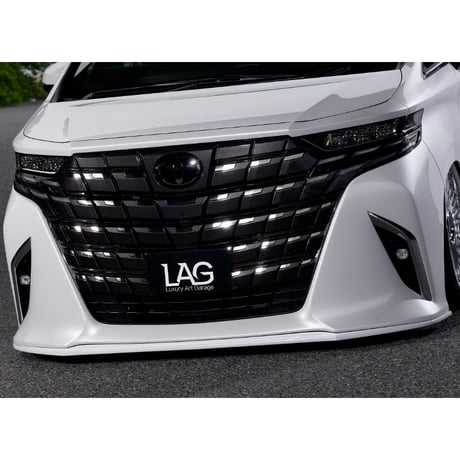 LAGNA 40系アルファードFRP未塗装品薄型フラップエアロ３点セット