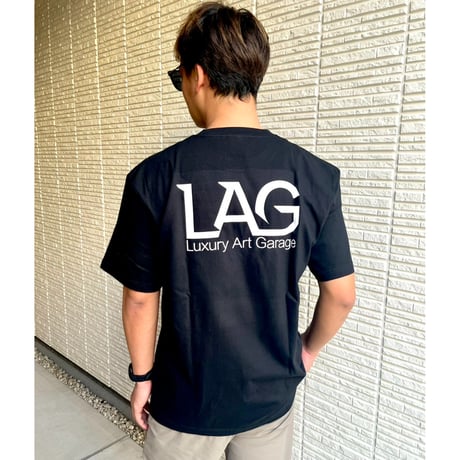 LAGNA オリジナルSHOP スタッフTシャツ 綿100% LAGロゴ