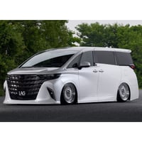 LAGNA 40系アルファードFRP未塗装品薄型フラップエアロ３点セット