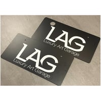 LAGNAナンバープレートカバー前後SET