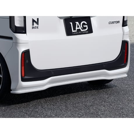 LAGNA N-BOXカスタム後期 FRP２色塗装品 薄型フラップエアロ３点セット