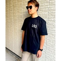 LAGNA オリジナルSHOP スタッフTシャツ 綿100% LAGロゴ