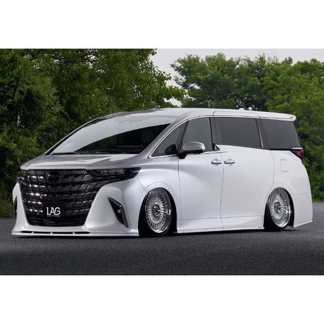 LAGNASTLE 40系アルファード FRP 薄型フラップエアロ３点セット  単色塗装