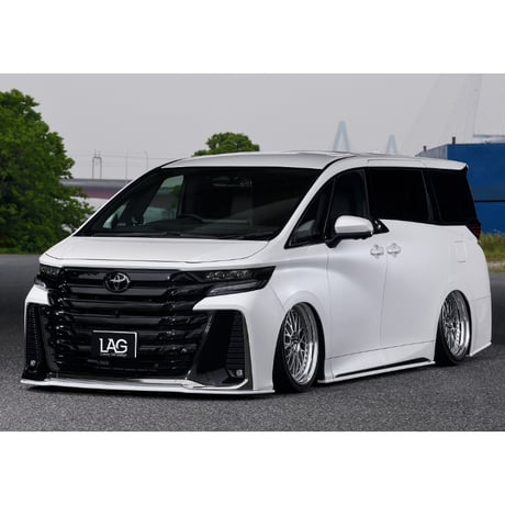LAGNA 40系ヴェルファイアFRP未塗装品薄型フラップエアロ３点セット