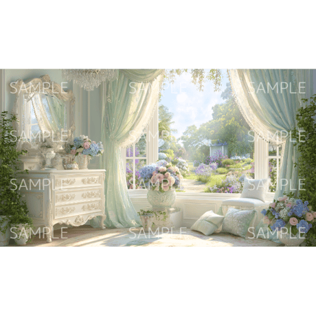 【ヨーロピアンルーム　zoom背景】⑤