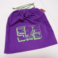 Nylon KIN-CHAKU pouch (Purple)