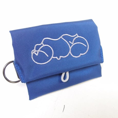Coin Case PVC (Blue×Gray)