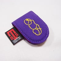 Money Clip (purple×yellow×red)