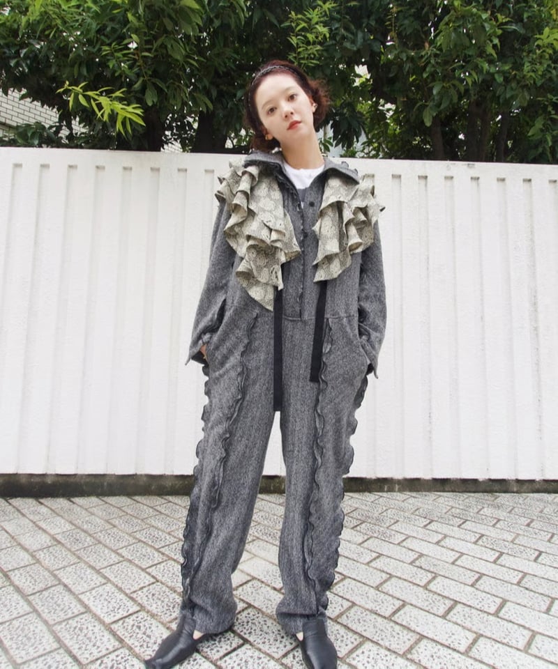 FUMIE=TANAKA / frill all-in-one | JURK MAISON CÏTY