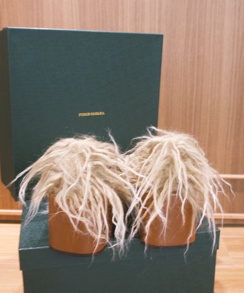 FUMIE TANAKA furプラットフォームshoes FUMIE=TANAKA(フミエタナカ)PLATFORM SHOES – MIDWEST ONLINE STORE