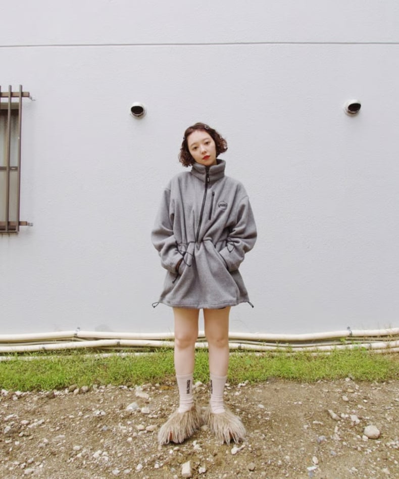 HOLIDAY. / CLASSIC FLEECE ANORAK DRESS | JURK M
