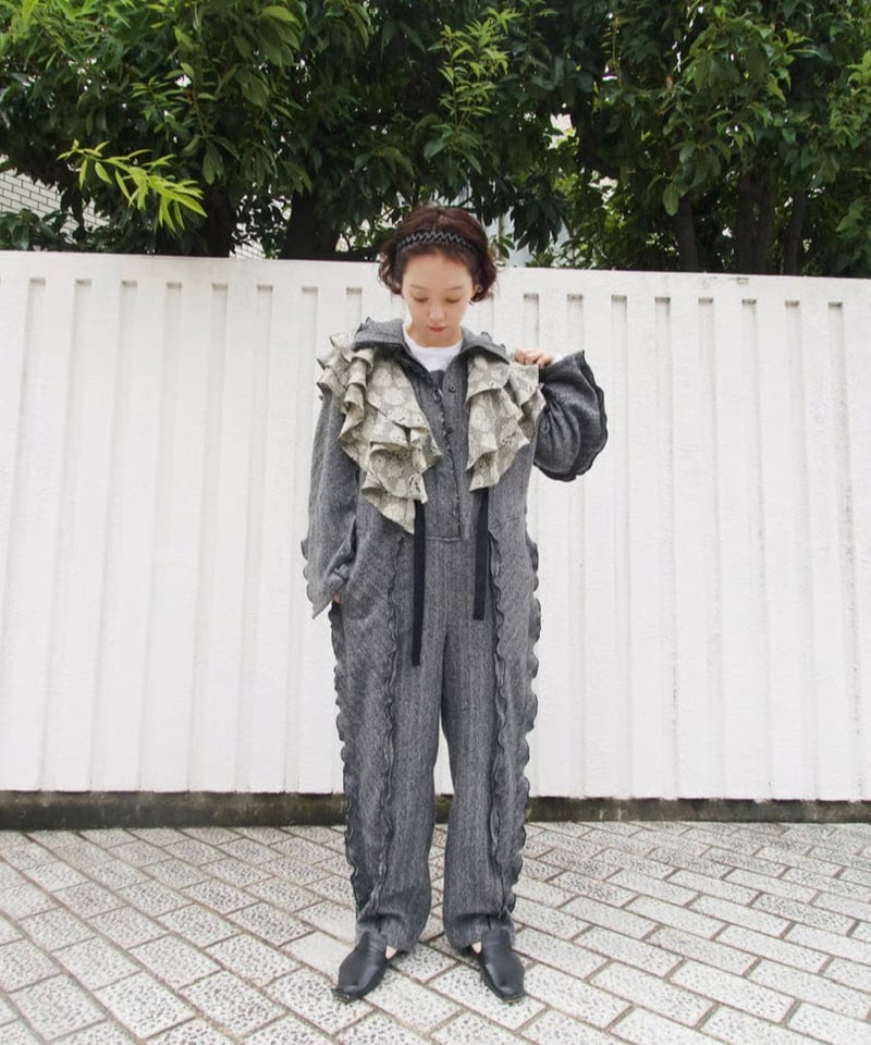 FUMIE=TANAKA / frill all-in-one | JURK MAISON CÏTY