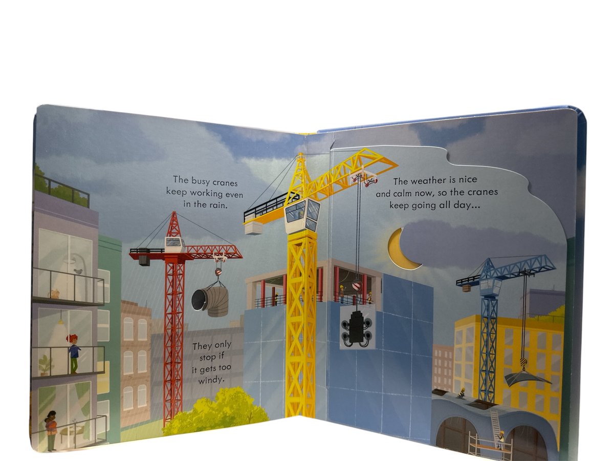 クレーンのしくみをのぞいてみよう！ Usborne Peep Inside - How a C