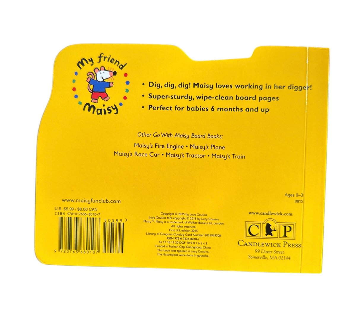 メイシーちゃんのディガー Maisy's Digger (英語版 / ボードブック