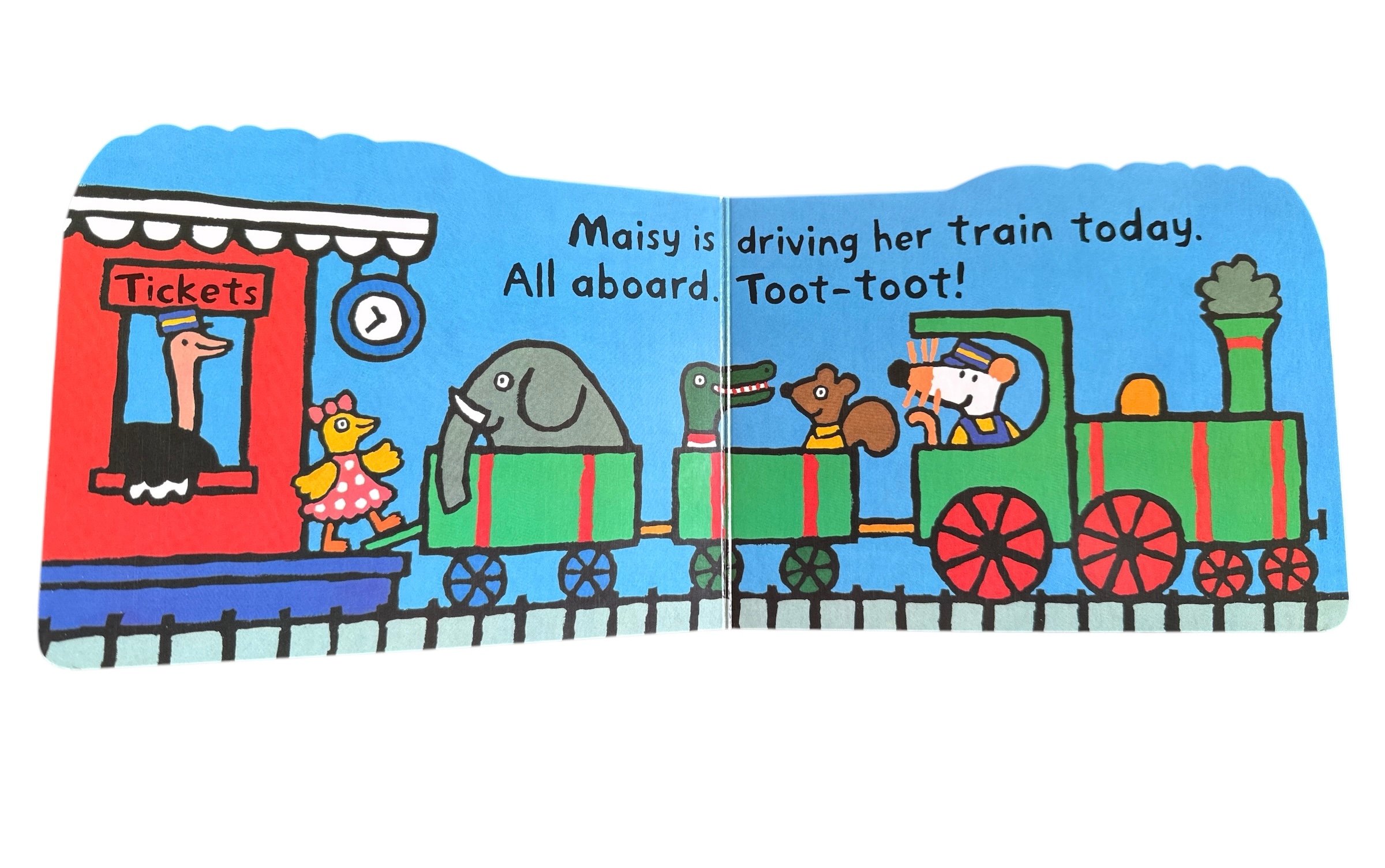 Maisy's Train メイシーちゃんのきしゃ (英語版 / ボードブック) | lumo