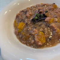 豚ヒレ肉とおろし蓮根のトマトリゾット