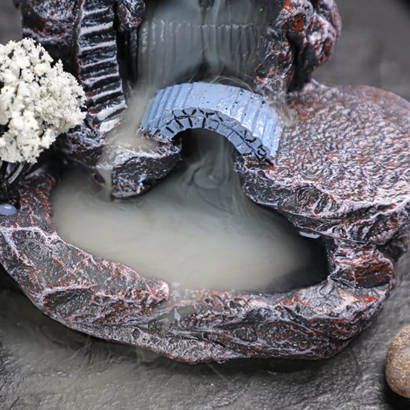 A0024A 滝の煙が逆流するお香ホルダー | りさいくる&雑貨のお店 Sea.pony