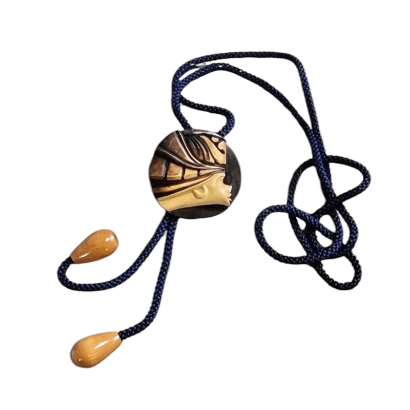 R0024 アイヌの木彫りペンダント | りさいくる&雑貨のお店 Sea.pony