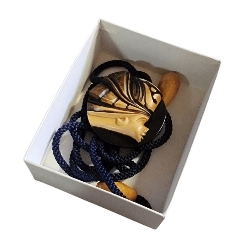 R0024 アイヌの木彫りペンダント | りさいくる&雑貨のお店 Sea.pony