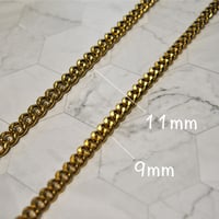 シンプル＆スタイリッシュ！喜平ネックレス　ゴールド　（9,11mm）《送料無料》