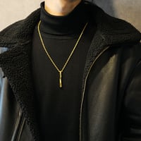 Twisted stick necklace【シルバー/ゴールド】《送料無料》