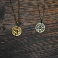 Compass Pendant Necklace【ゴールド／シルバー】《送料無料》