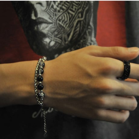 『夜空のようなブラック』Nocturne Bracelet《送料無料》