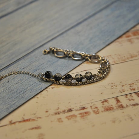 『夜空のようなブラック』Nocturne Bracelet《送料無料》