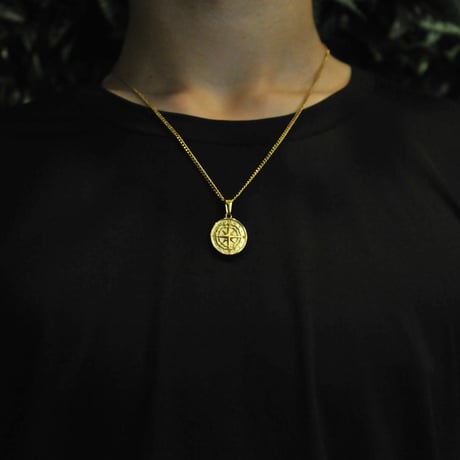 Compass Pendant Necklace【ゴールド／シルバー】《送料無料》