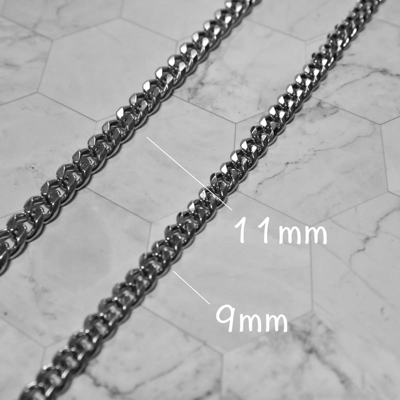 シンプル＆スタイリッシュ！喜平ネックレス シルバー（9,11mm）《送料