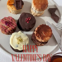 米粉スコーンのValentineセット🍫お家Valentineやご自身のご褒美に🫖𓈒𓏸︎︎︎︎