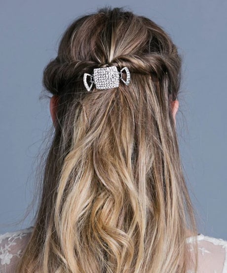 クリスタルスクエアヘアクリップ【限定色】