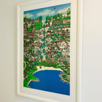 【真作保証】Jan Devidson（ジャン・デヴィッドソン）／「Carmel-by the sea」米国女流作家 セリグラフ・シルクスクリーン 絵画 版画