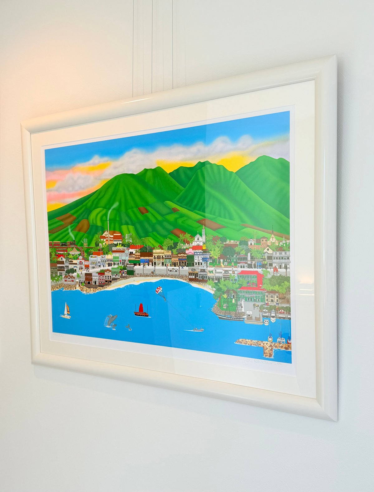 絵画 SS 真作保証】Jan Devidson（ジャン・デヴィッドソン）／「Lahaina Days