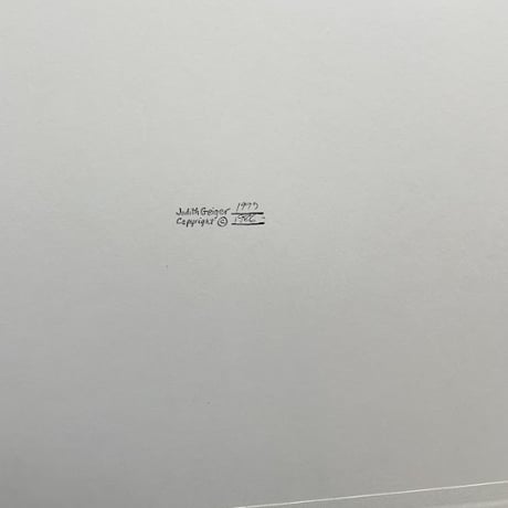 【真作保証】Judith Geiger（ジュディス・ガイガー）/「Birthday Treasures」 絵画 額なし
