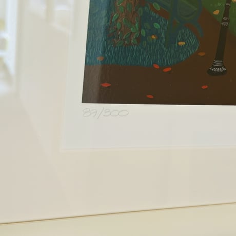 【真作保証】Jan Devidson（ジャン・デヴィッドソン）／「Central Park South」米国女流作家 セリグラフ・シルクスクリーン 絵画 版画