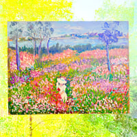 【真作保証】PASCAL (パスカル) / 「Midday in Grasse」 絵画 シルクスクリーン キャンバス