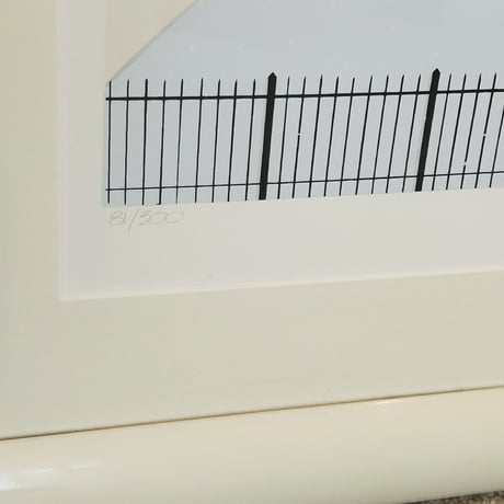 【真作保証】Jan Devidson（ジャン・デヴィッドソン）／「Early Snow」米国女流作家 セリグラフ・シルクスクリーン 絵画 版画