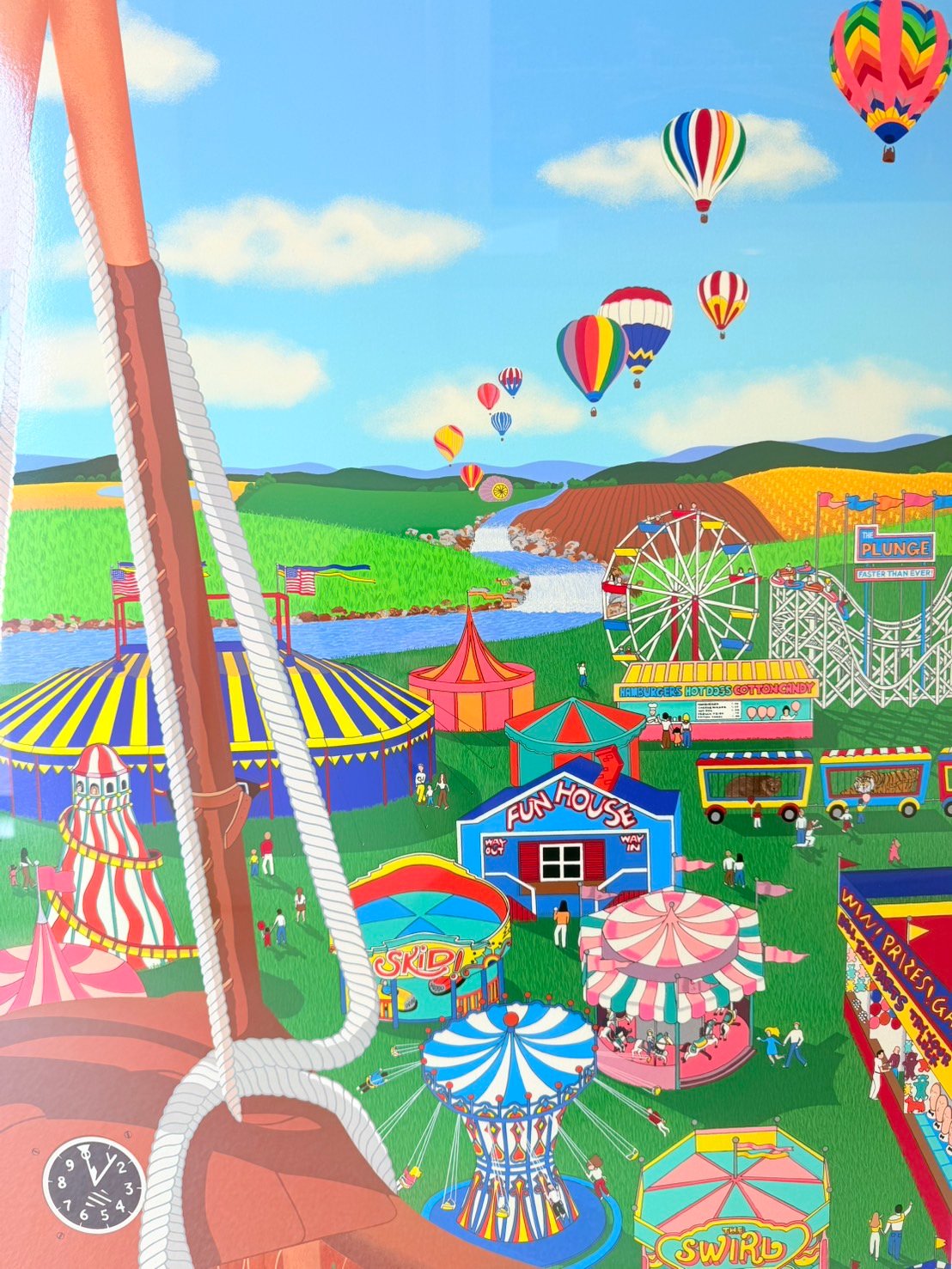 ジャン・デヴィッドソン セリグラフ「It's Carnival Time! ジャン