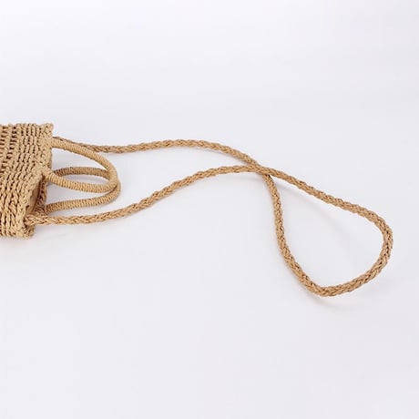 【オーダー】ラビット刺繍ストローかごバッグ
