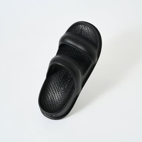 Double Strap Sandals<Black>