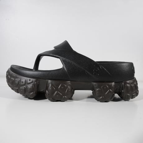 Flip Strap Sandals<Black>