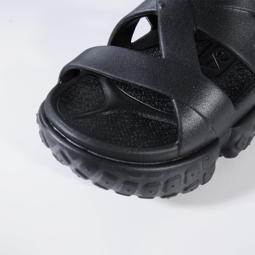 ガリガリ　JC-05＆Socks Cross Strap Sandals<All Black> | CARIGA(カリガ) 公式
