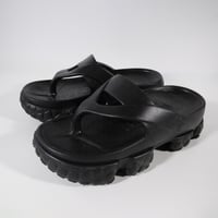 Flip Strap Sandals<All Black>