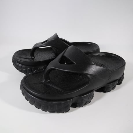 Flip Strap Sandals<All Black>