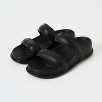 Double Strap Sandals<Black>